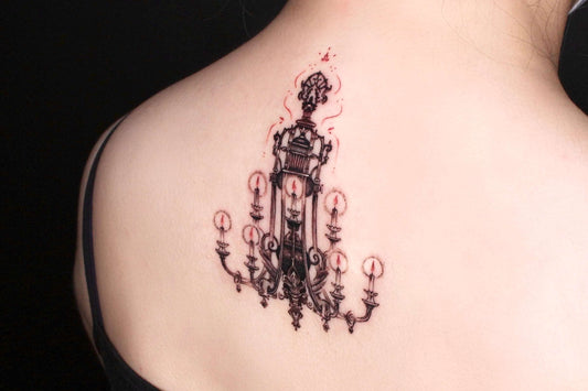 Chandelier Realism tattoo ornament tattoos