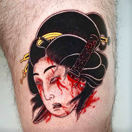 Japanese tattoo designs are a form of body art.